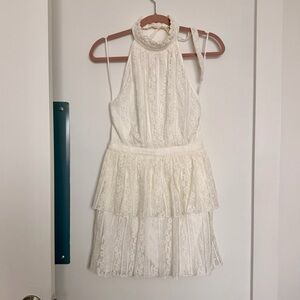 Bellevue The Label Size Small The Neve Dress Halter Lace Wedding Reception